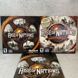 Bundle – Rise of Nations and Thrones and Patriots Expansion PC CD-ROM